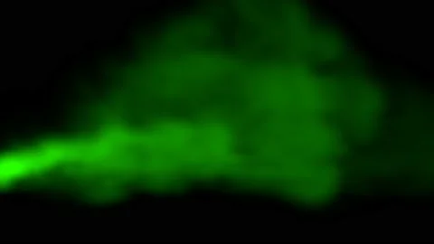 3D animation of green smoke Stock Footage 149480489