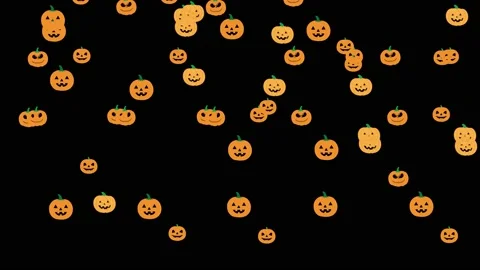 3D Animation Of A Halloween Pumpkin Video stock 171536673