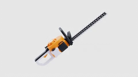 3D Animation of Hedge Trimmer Stock Footage 310027996