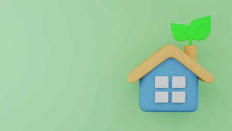 3d animation icon set ecology Video stock 274261931