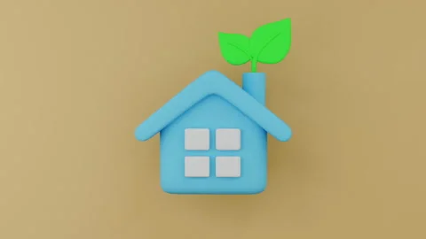 3d animation icon set ecology Video stock 275325692