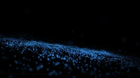 3d animation information units create winding threads Stock Footage 114085286