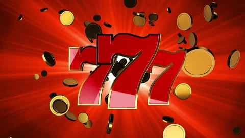 3D animation of Jackpot on slots machine Stock Footage 198323986