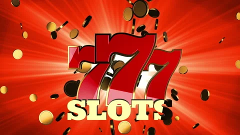 3D animation of Jackpot on slots machine Stock Footage 198324203