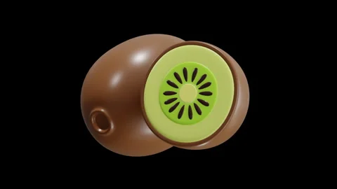 3D Animation of Kiwi Stock Footage 286792086