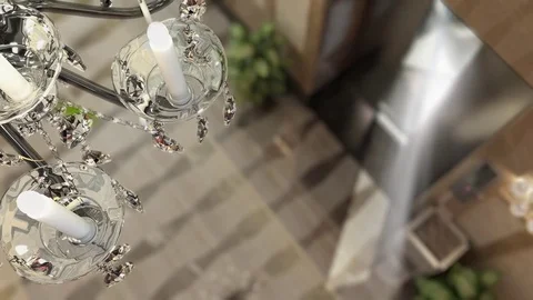 3d animation of leaf flying into elevator Video stock 73536470