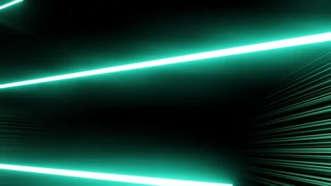 3D animation of loopable glowing blue lines moving seamlessly Stock Footage 276757895