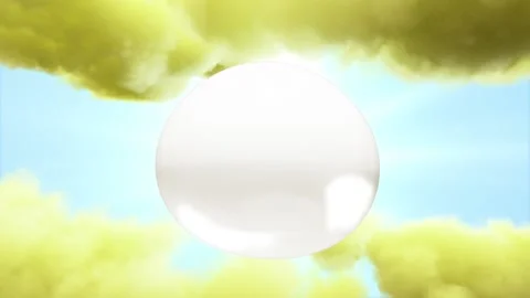3D Animation Macro Liquid Collagen Serum, Bubbles slow movement on cloud  動画素材 164108083