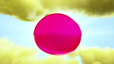 3D Animation Macro Liquid Collagen Serum Vitamin, Bubbles slow movement on cloud Stock Footage 164459754