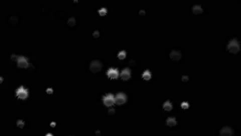 3d animation of many cells, microorganisms. The virus Stock Footage 165452525