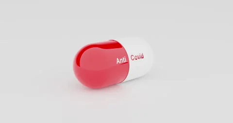 3d animation of many white and red pills, close up. Medical concept of Virus Vídeos de archivo 164857272