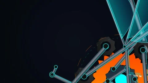 3D Animation Of Mechanical Windwalker Machine With Engineering Data Stock Footage 340522105