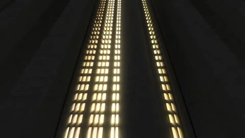 3d Animation of a megastructure building Stock Footage 301175776