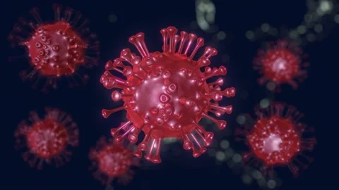 3D animation model virus covid 19 | Stock Video | Pond5