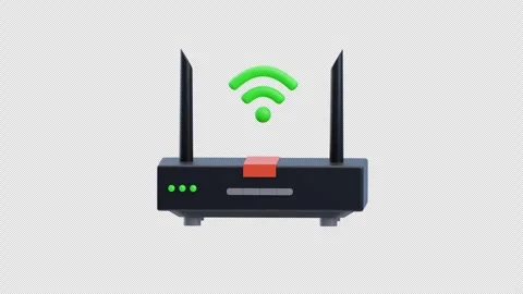 3D Animation of Modem Stock Footage 306910434