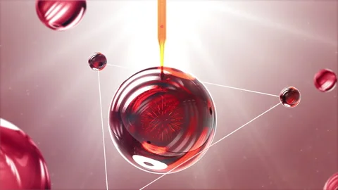 3D Animation Molecule or atom,Science or medical Stock-Footage 218464090