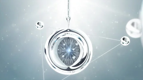 3D Animation Molecule or atom,Science or medical,Skin care serum Video stock 219665884