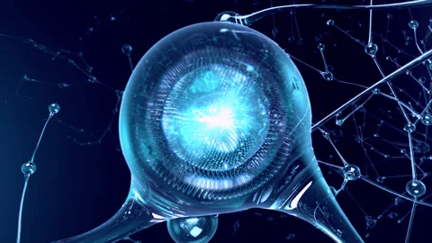 3D animation molecule structure. | Stock Video | Pond5