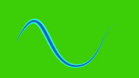 3D animation of the movement of a cartoon blue color line Stock Footage 271147656