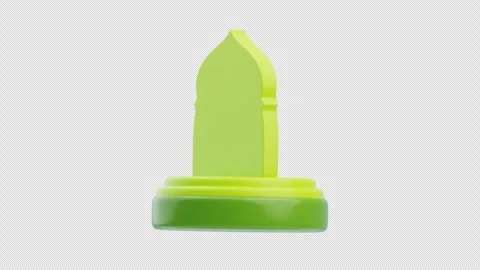 3D Animation of Muslim Prayer Stock Footage 304728215