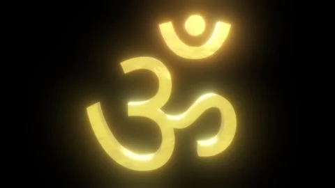3D Animation of Om Symbol Stock-Footage 289201758