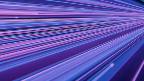 3d animation of particles leaving visible blue and purple traces. Transfer of Stock Footage 296758111