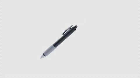 3D Animation of Pen Stock Footage 296629978