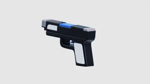 3D Animation of Pistol Stock Footage 300061733