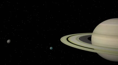 3D animation of the planet Saturn Stock Footage 65190210