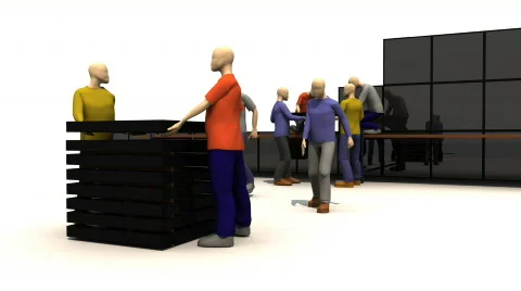 3D animation presenting the concept of green energy Видео 661130