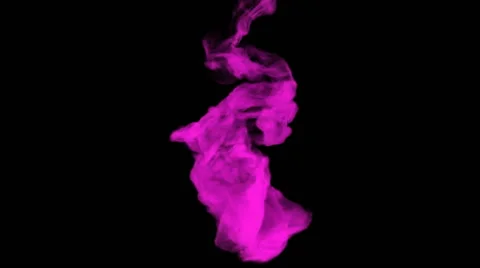 3D animation of the purple liquid dissolving in the dark Stockbeeldmateriaal 67581383