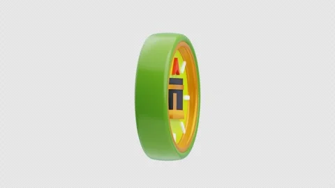 3D Animation of Qibla Direction Stock Footage 304728265