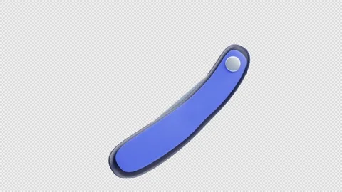 3D Animation of Razor Blade Stock Footage 301966864
