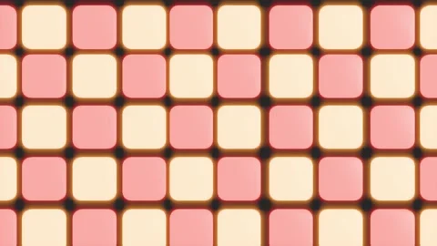 A 3d animation of red and orange tiles are shimmering light pattern. Stock Footage 333902708