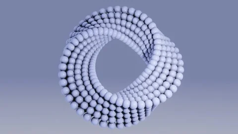 3d animation render of Abstract ring rot... | Stock Video | Pond5