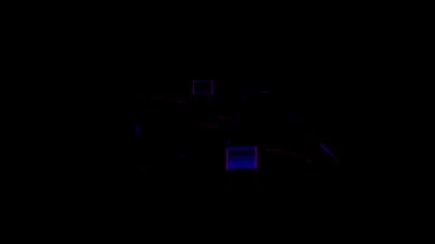3D animation rendering, mini football field model on a black background Stock Footage 259050857