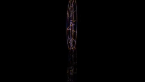 3D animation rendering, watch model on a black background Stock Footage 255825949