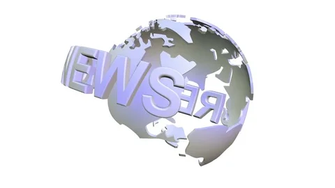 3D Animation of a rotating Globe Stock Footage 82433922