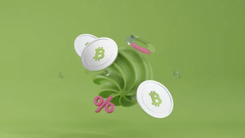 3D animation of a rotating silver Bitcoins with intricate geometric elements Stock Footage 335959274