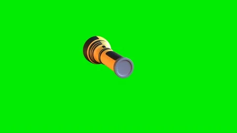 3d animation of the rotation of the lantern on a green background Stockbeeldmateriaal 238912770