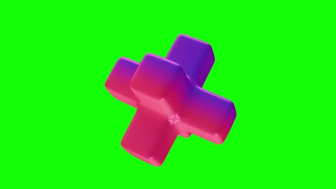 3d animation rotation shape Stock Footage 323820506