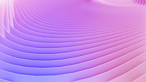 3D animation of rows of colorful stripes in a rainbow . Stock Footage 105174140