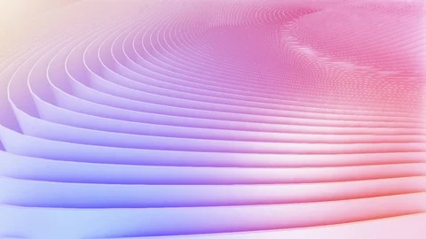 3D animation of rows of colorful stripes in a rainbow . Stock Footage 105280652