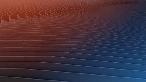 3D animation of rows of colorful stripes in a rainbow . Stock Footage 105531713