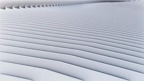 3D animation of rows of colorful stripes in a rainbow . Stock Footage 105532849