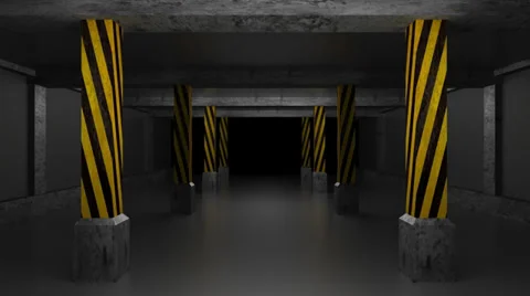 3d animation of screen in the garage  Stock-Footage 33802663