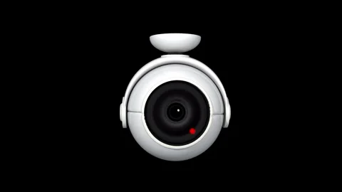 3d animation of security camera. Stock Footage 266111728