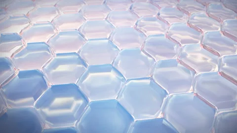 3D Animation Serum through the blue skin layer and reduce up saggy skin Stock Footage 171917668