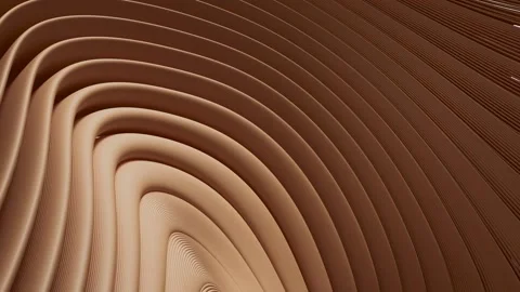 3D animation of smooth lines forming an intricate pattern that fills the frame. Stock Footage 322913587