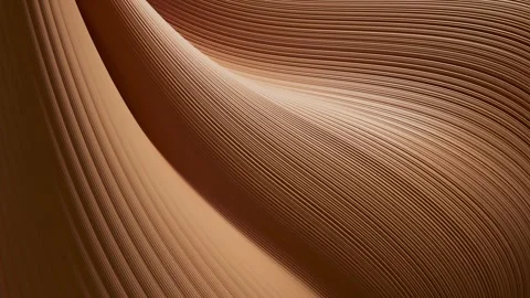 3D animation of smooth lines forming an intricate pattern that fills the frame. Video stock 328493562